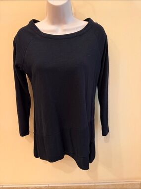 Soft Surroundings Classic Navy Long-Sleeve Women's Top